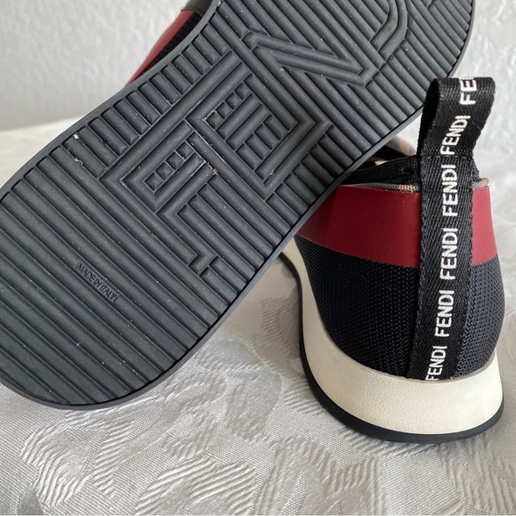 FENDI Technical Mesh Logo Sneakers - Picture 16 of 16